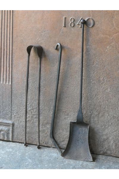 Antikes Französisches Kaminbesteck
