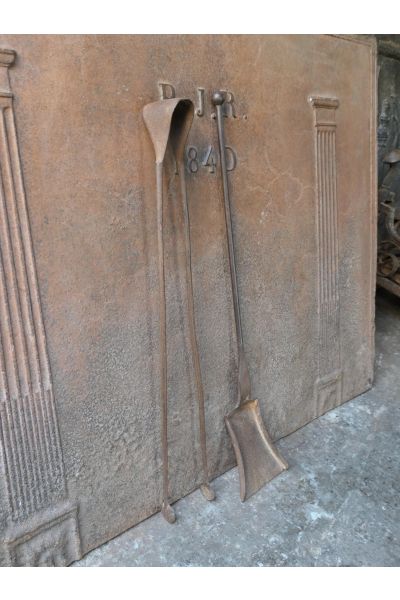 Antikes Französisches Kaminbesteck