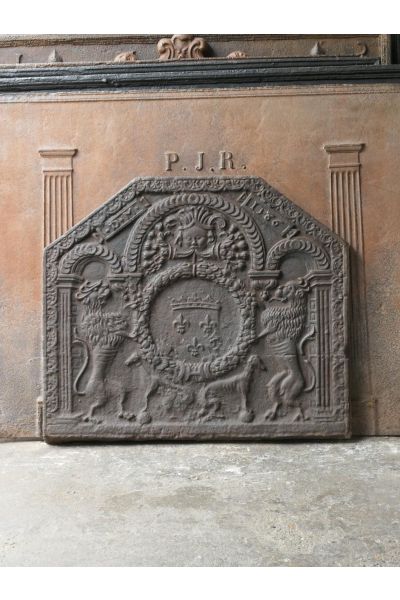 Kaminplatte 'Wappen von Frankreich'