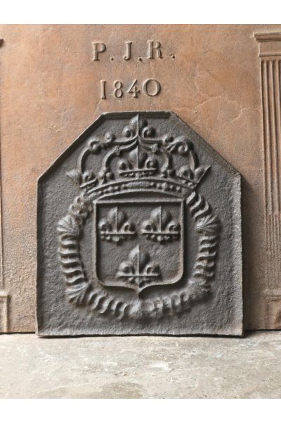 Kaminplatte 'Wappen von Frankreich'