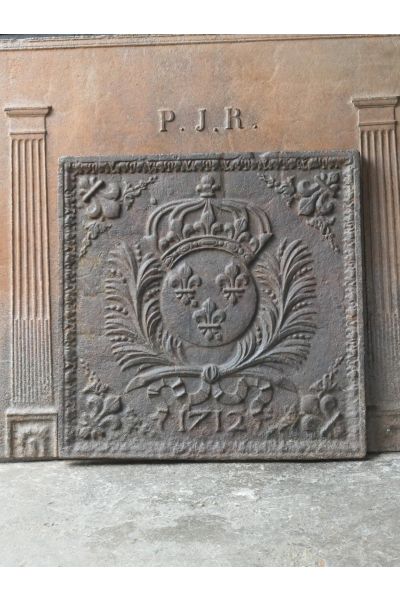 Kaminplatte 'Wappen von Frankreich'