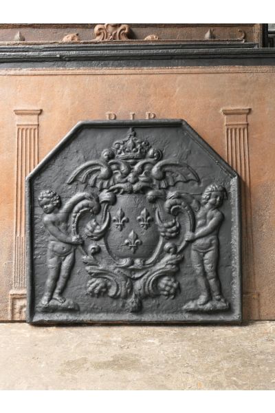 Kaminplatte 'Wappen von Frankreich'