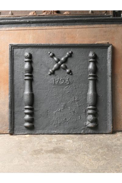 Kaminplatte 'Andreaskreuz'