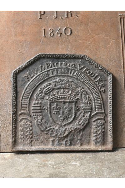 Kaminplatte 'Wappen von Frankreich'
