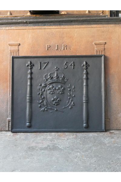 Kaminplatte 'Wappen von Frankreich'
