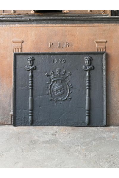 Kaminplatte 'Wappen'