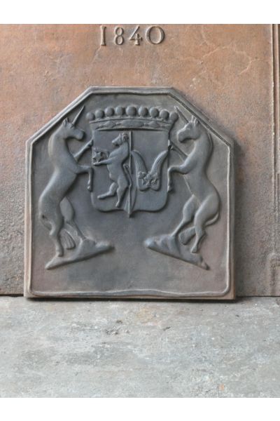 Kaminplatte 'Wappen'