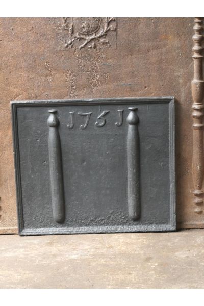 Kaminplatte 'Säulen des Herkules'