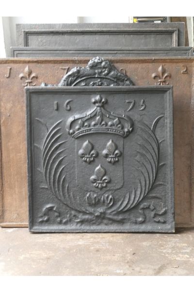 Kaminplatte 'Wappen von Frankreich'