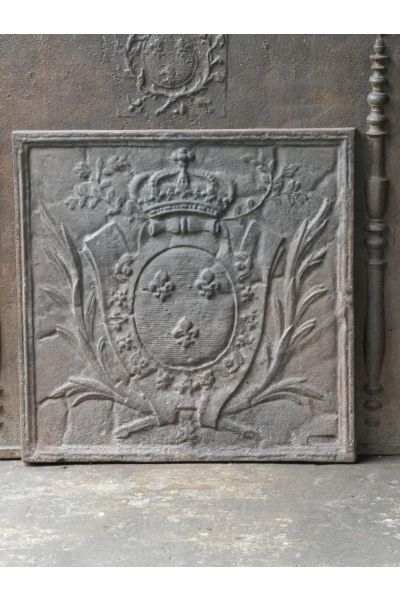 Kaminplatte 'Wappen von Frankreich'
