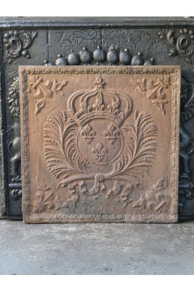 Kaminplatte 'Wappen von Frankreich'