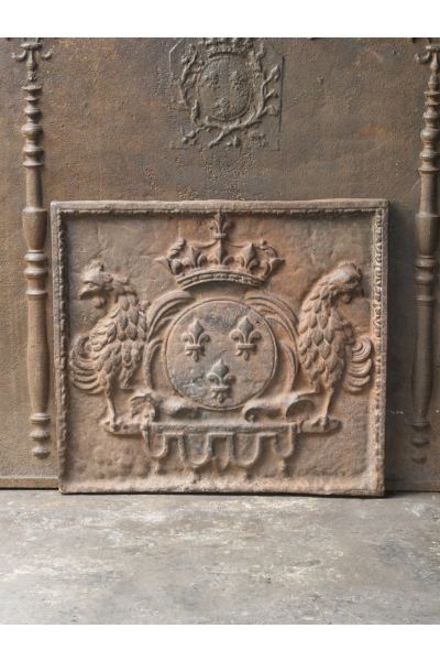 Kaminplatte 'Wappen von Frankreich'