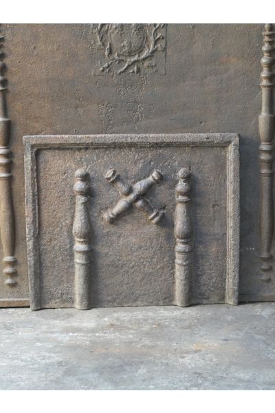 Kaminplatte 'Andreaskreuz'