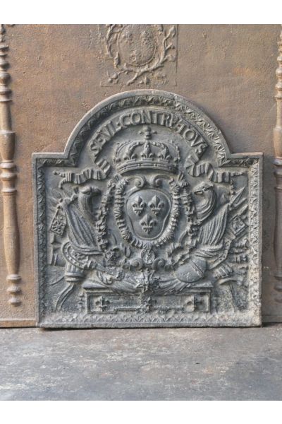 Kaminplatte 'Wappen von Frankreich'