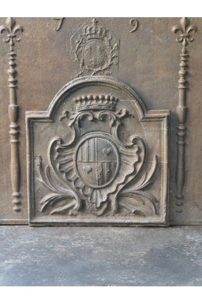 Kaminplatte 'Wappen'