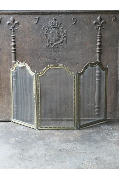 Antikes Französisches Funkenschutzgitter