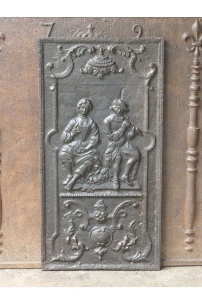 Kaminplatte 'Mann und Frau'