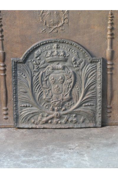 Kaminplatte 'Wappen von Frankreich'