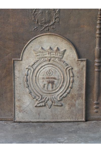 Kaminplatte 'Wappen'