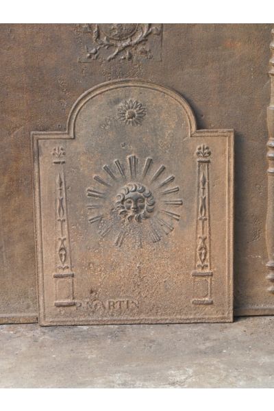 Kaminplatte 'Die Sonne'