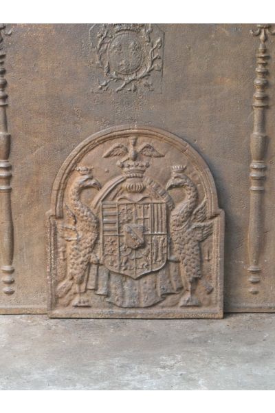 Kaminplatte 'Wappen'