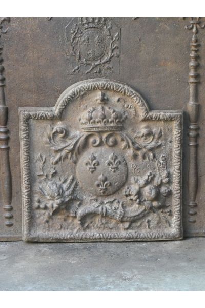 Kaminplatte 'Wappen von Frankreich'