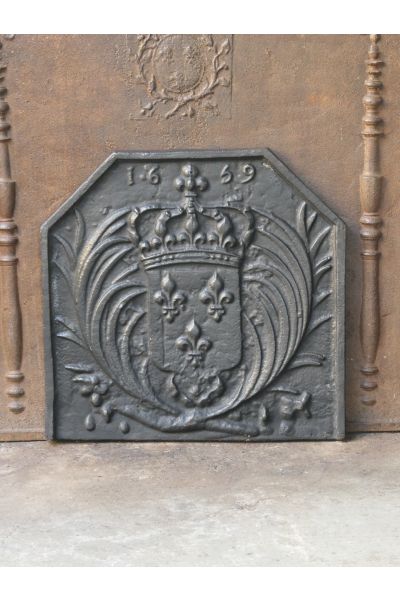 Kaminplatte 'Wappen von Frankreich'