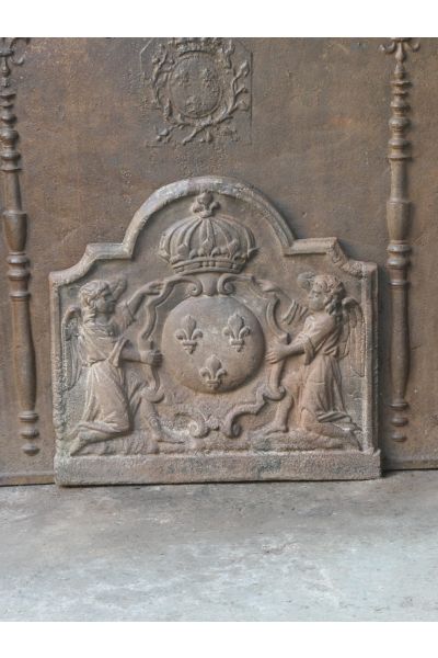 Kaminplatte 'Wappen von Frankreich'