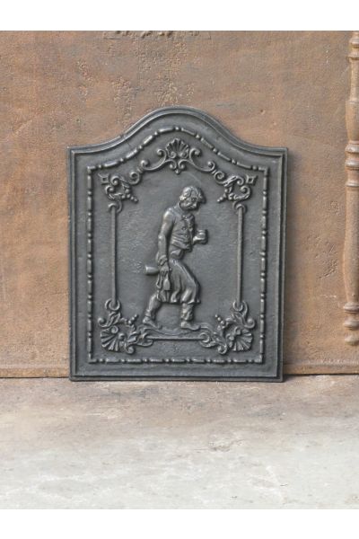 Historismus Ofenplatte Metall