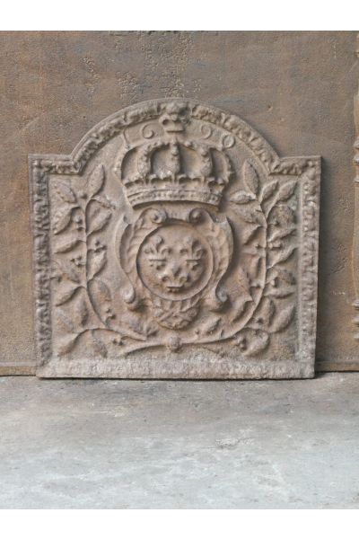 Kaminplatte 'Wappen von Frankreich'