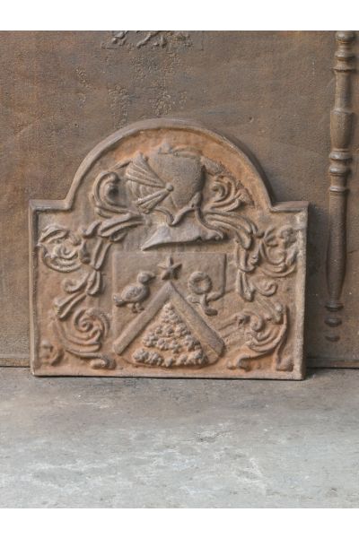 Kaminplatte 'Wappen'