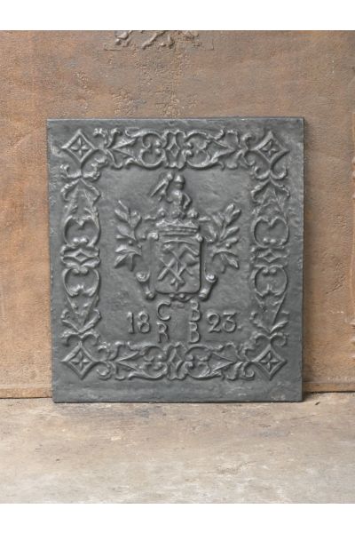 Kaminplatte 'Wappen'