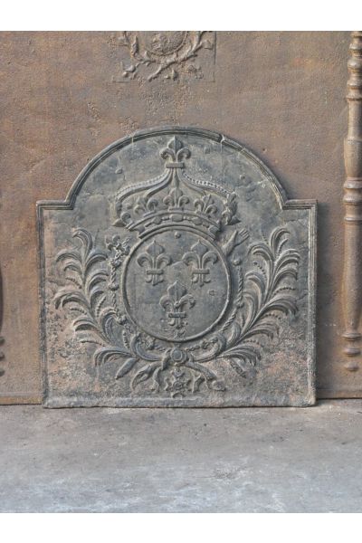Kaminplatte 'Wappen von Frankreich'