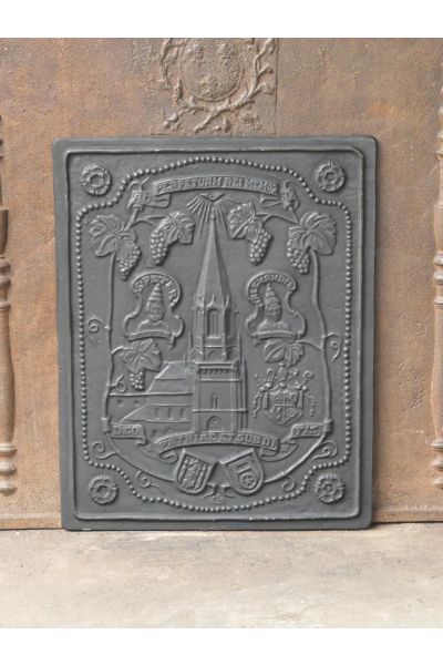 Kaminplatte 'Unbekannter Themen'