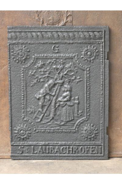 Kaminplatte 'Ländliche Szene'
