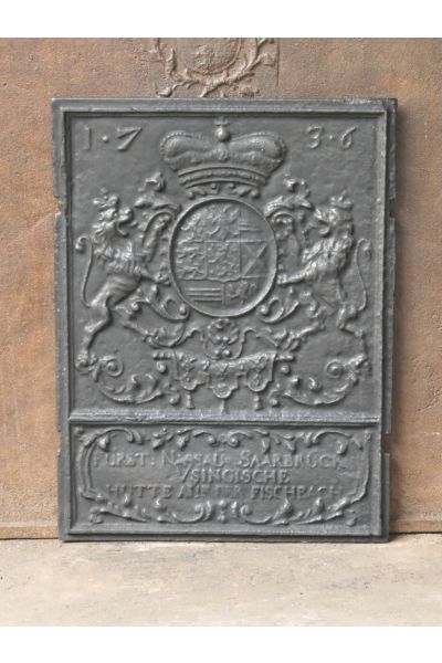 Kaminplatte 'Wappen'