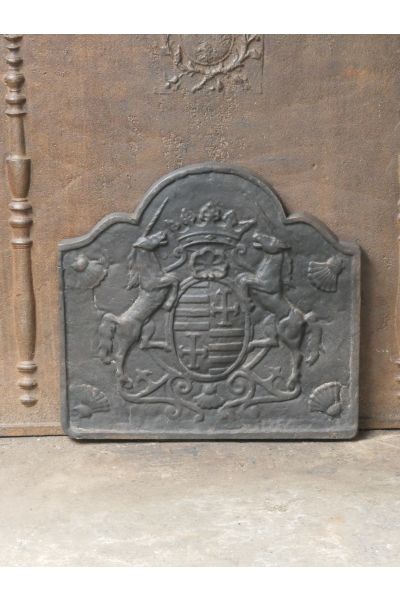 Kaminplatte 'Wappen'
