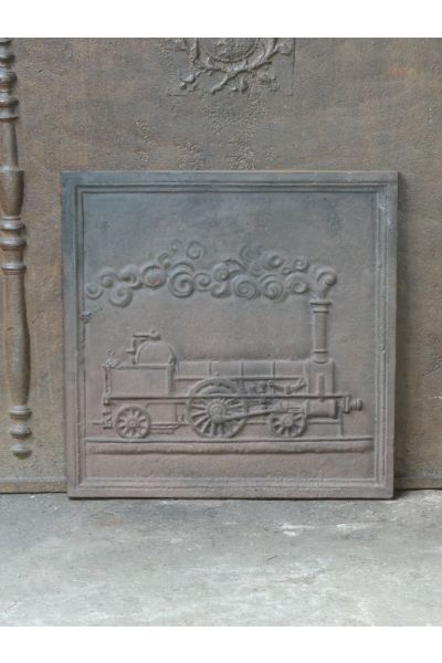 Historismus Ofenplatte Metall