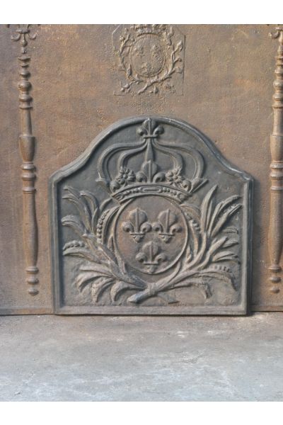 Kaminplatte 'Wappen von Frankreich'