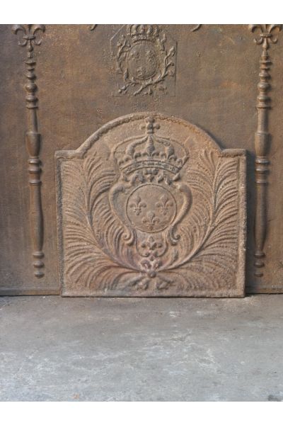 Kaminplatte 'Wappen von Frankreich'