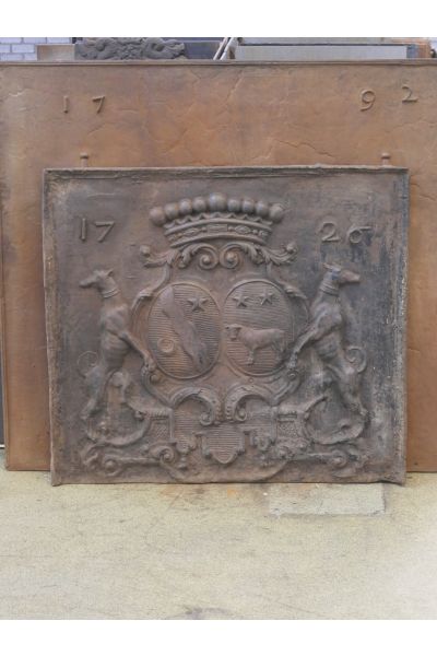 Kaminplatte 'Wappen'