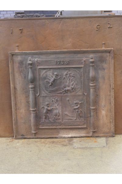 Kaminplatte 'Allegorie der Liebe'