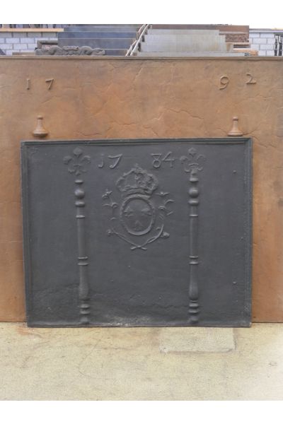 Kaminplatte 'Wappen von Frankreich'