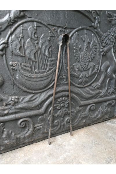 Antike Französische Kaminzange