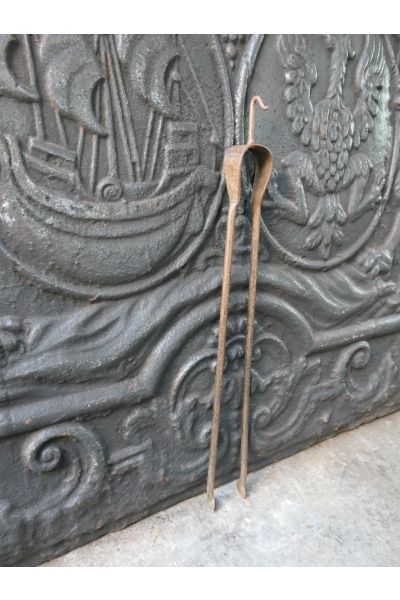 Antike Französische Kaminzange