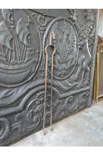 Antike Französische Kaminzange