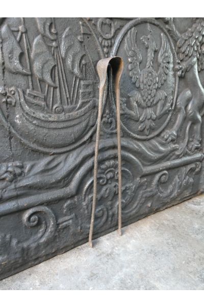 Antike Französische Kaminzange