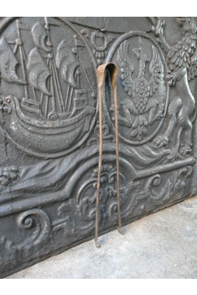 Antike Französische Kaminzange