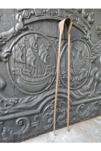 Antike Französische Kaminzange
