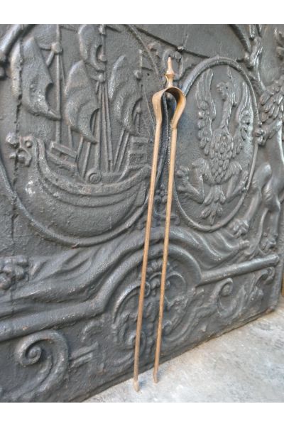 Antike Französische Kaminzange